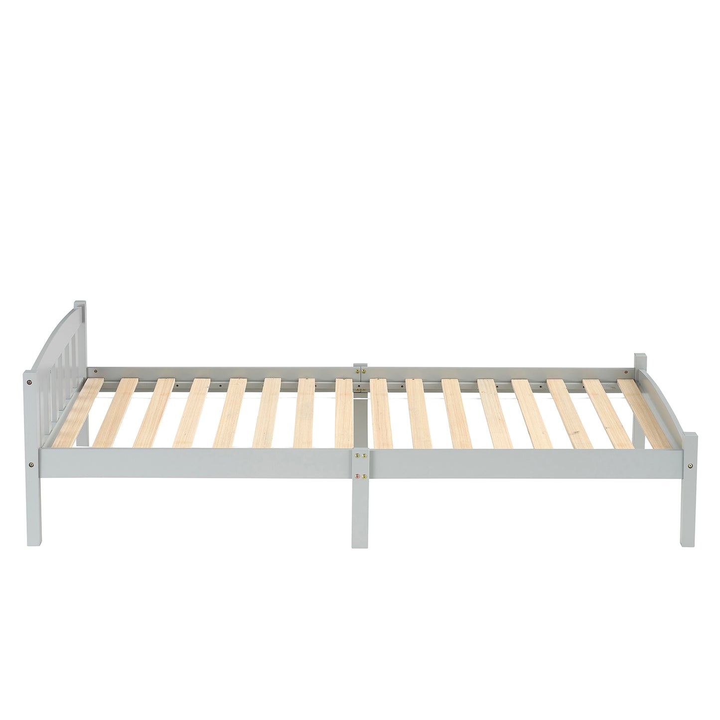 ABATE Single Pine Wooden Bed 96*198cm - Gray