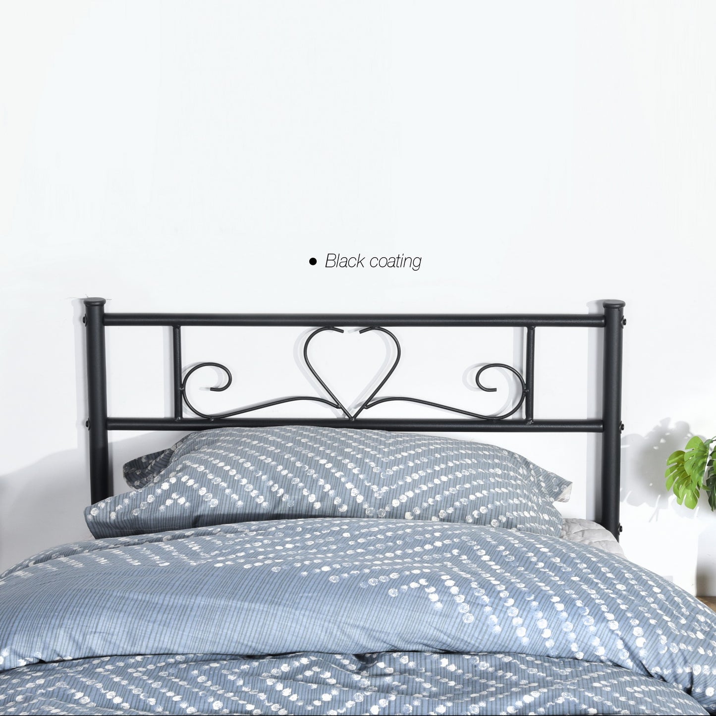 BORINI Single Metal Bed 91.5*197cm - Black
