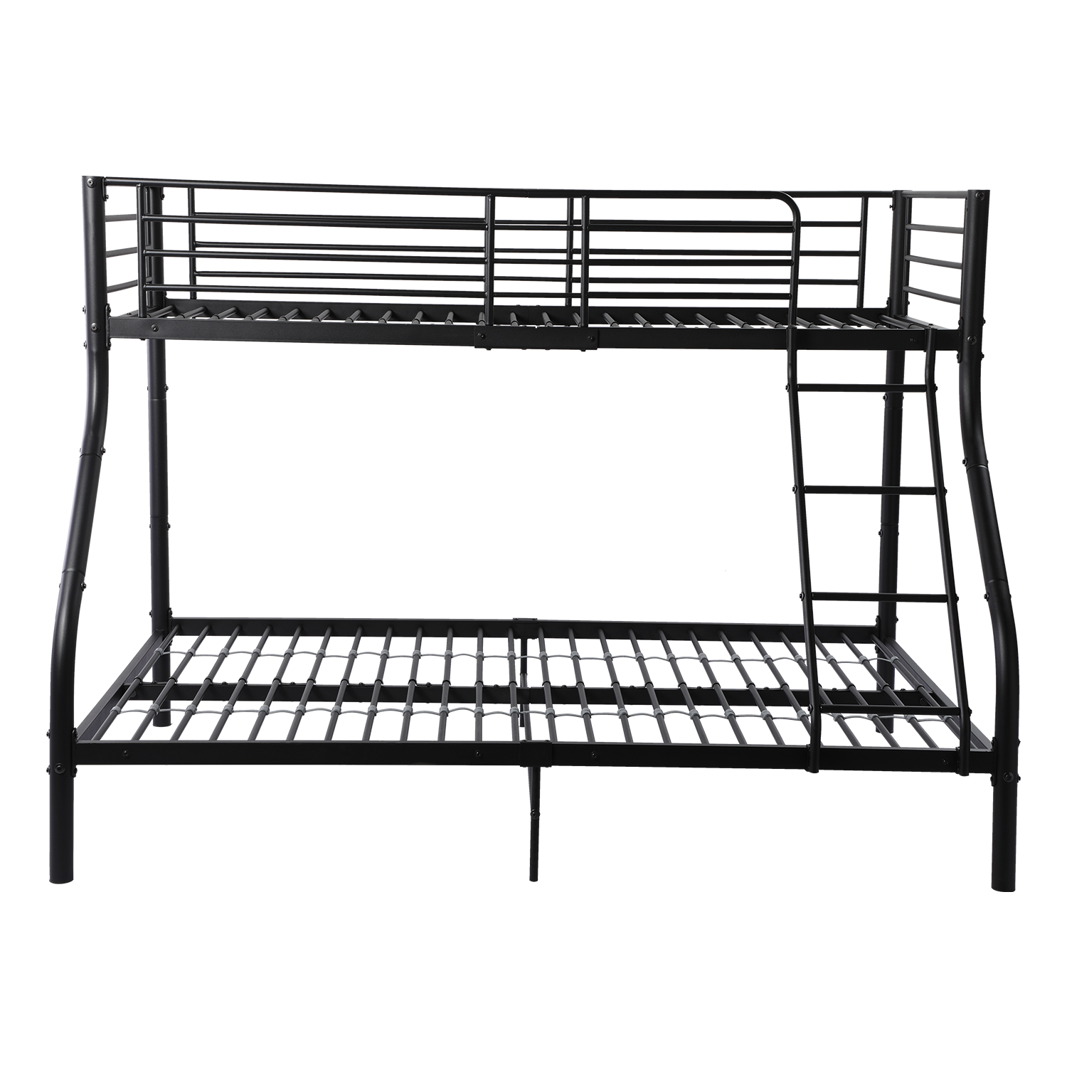 BUNK Upper and Lower Metal Bed 147.9*210.8cm - Black – EGGREE.UK