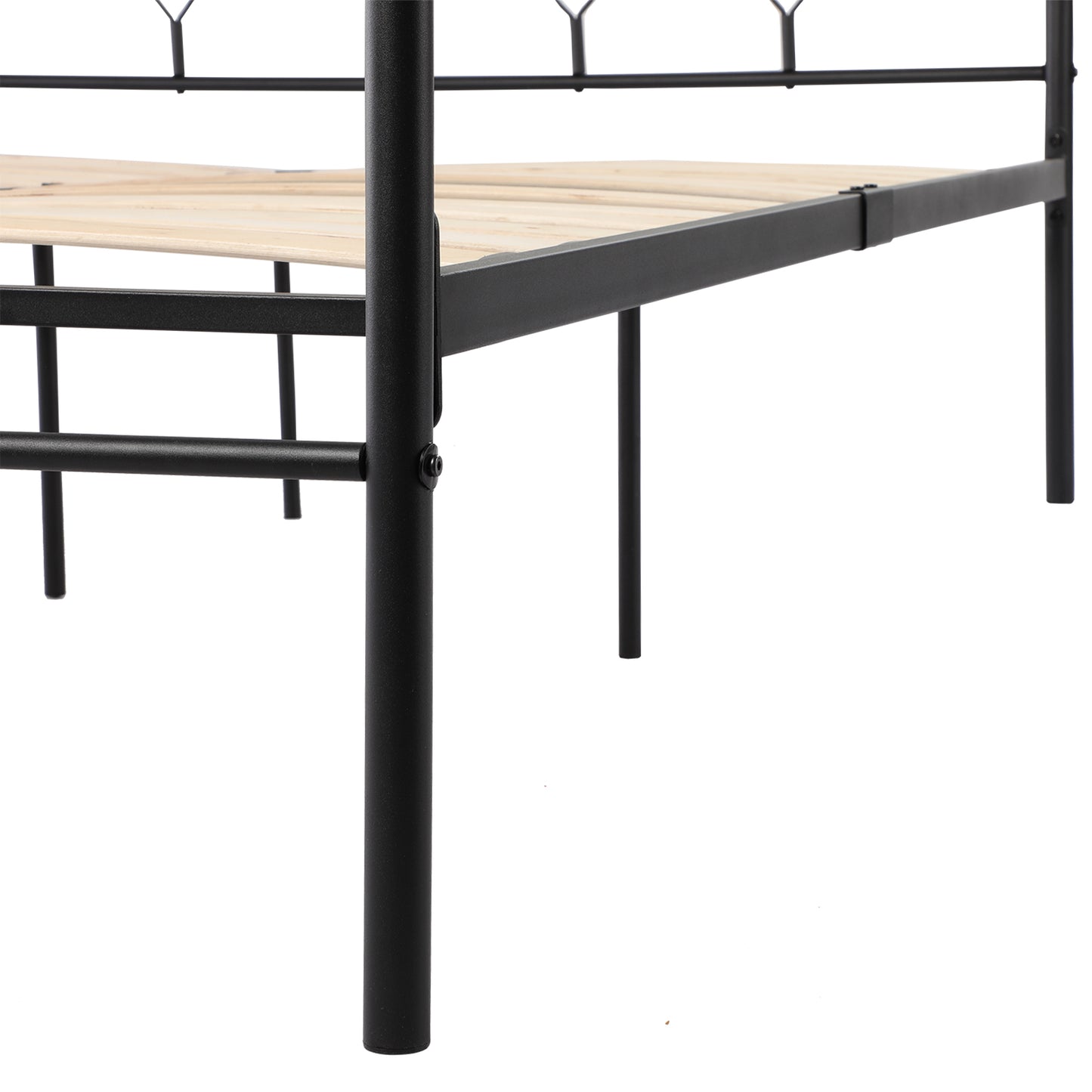 DANDY Double Metal Bed 123*197cm - Black