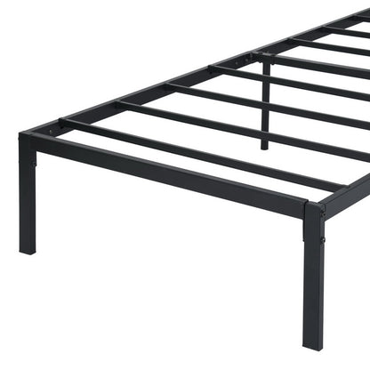 FOLAM Single Metal Bed 90*195.5cm - Brown