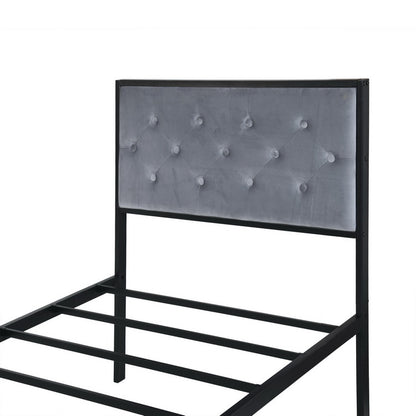 GOLYA Single Metal Bed 90*197cm - Gray