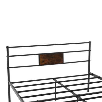 HABIT Double Metal Bed 143*197cm - Black