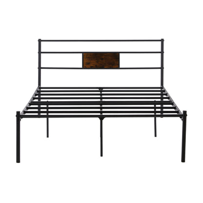 HABIT Double Metal Bed 143*197cm - Black