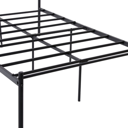 HABIT Double Metal Bed 143*197cm - Black