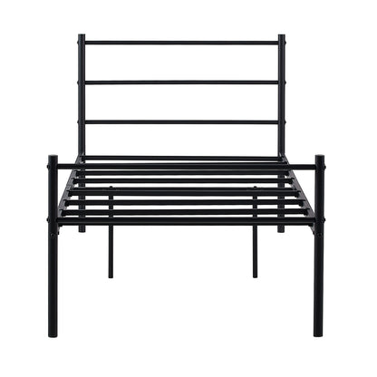 PRIMO Single Metal Bed 93*207cm - Black