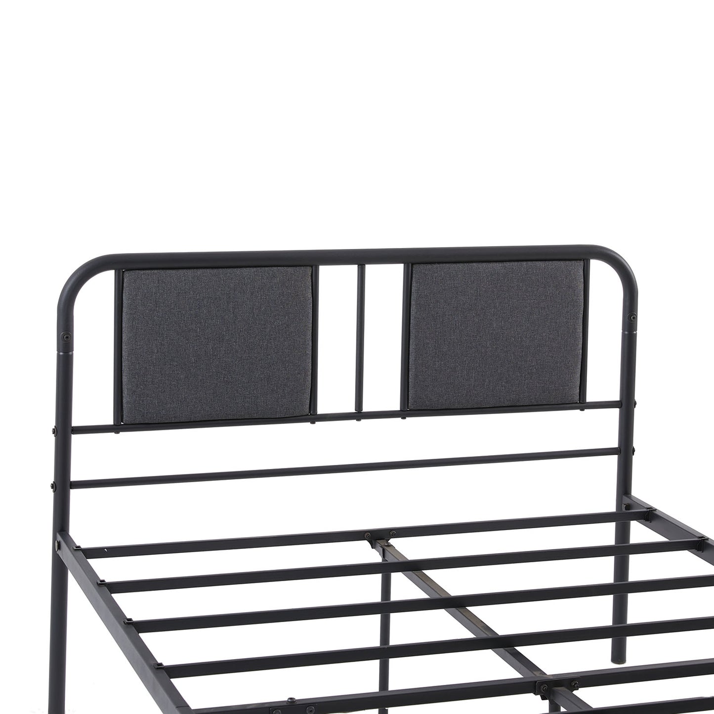 HELP Small Double Metal Bed 123*196.4cm - Black