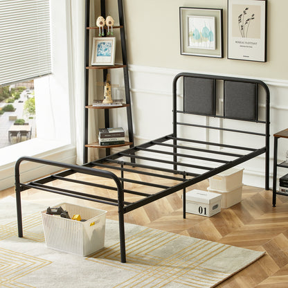 HELP Single Metal Bed 93.2*196.4cm - Black