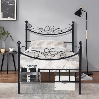 ISOLF Single Metal Bed 92.5*197cm - Black