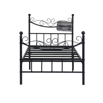 ISOLF Single Metal Bed 92.5*197cm - Black