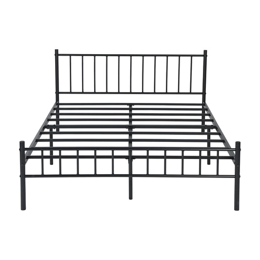 KESSIE Double Metal Bed 141.5*197cm - Black