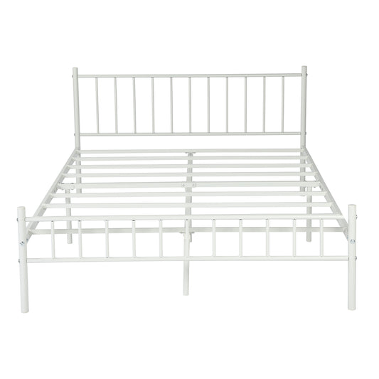 KESSIE Double Metal Bed 141.5*197cm - White