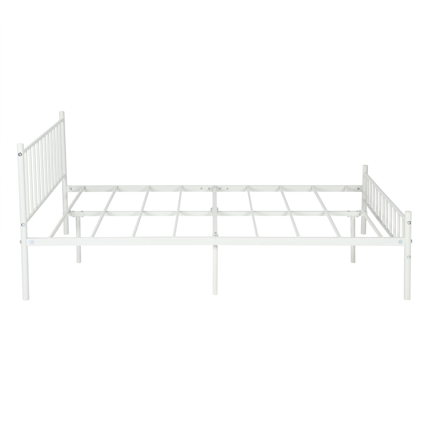 KESSIE Double Metal Bed 141.5*197cm - White