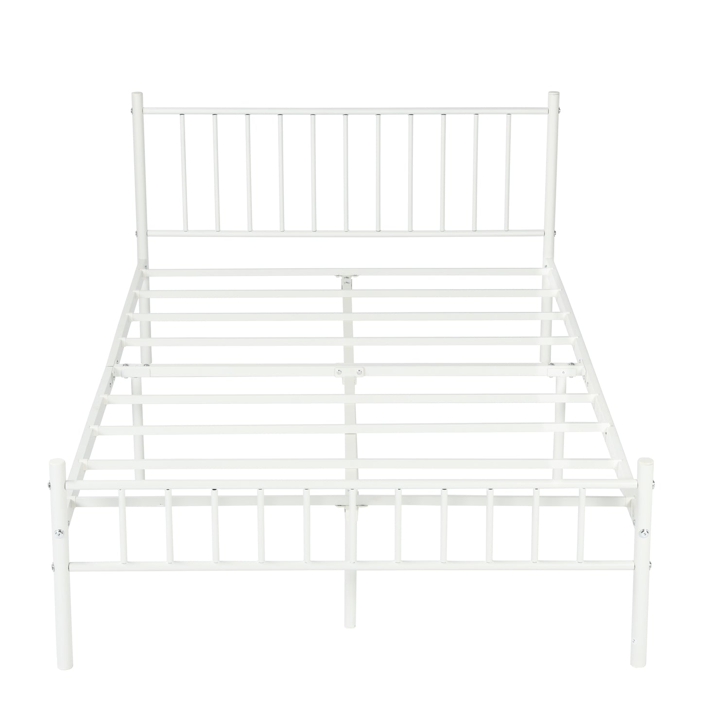 KESSIE Small Double Metal Bed 121.5*197cm - White