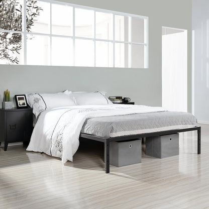 KIELA Double Metal Bed 152*207cm - Black