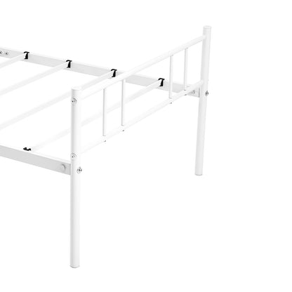 LOCARNO Single Metal Bed 93*207cm - White