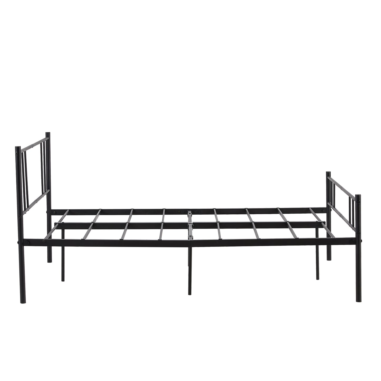 LOCARNO Small Double Metal Bed 123*197cm - Black