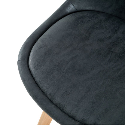 TULIP Dining Chair with Tech cloth-Dark Gray