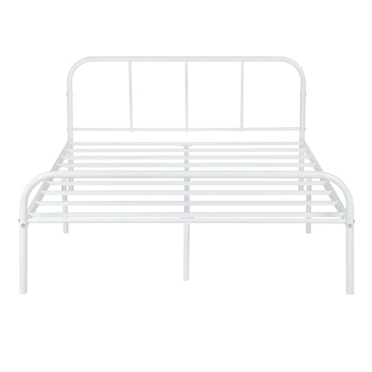 MILO Double Metal Bed 142.5*198cm - White