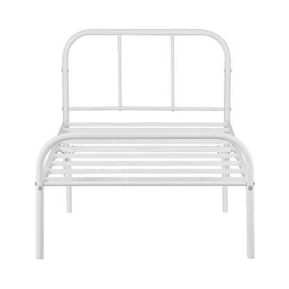 MILO Single Metal Bed 91.5*197cm - White