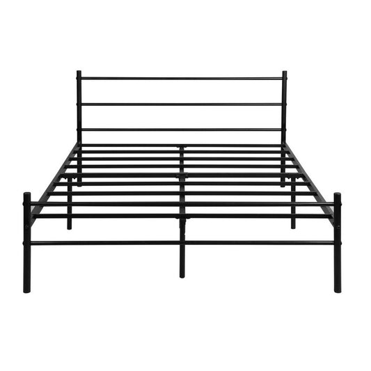 PRIMO Double Metal Bed 141.5*197cm - Black