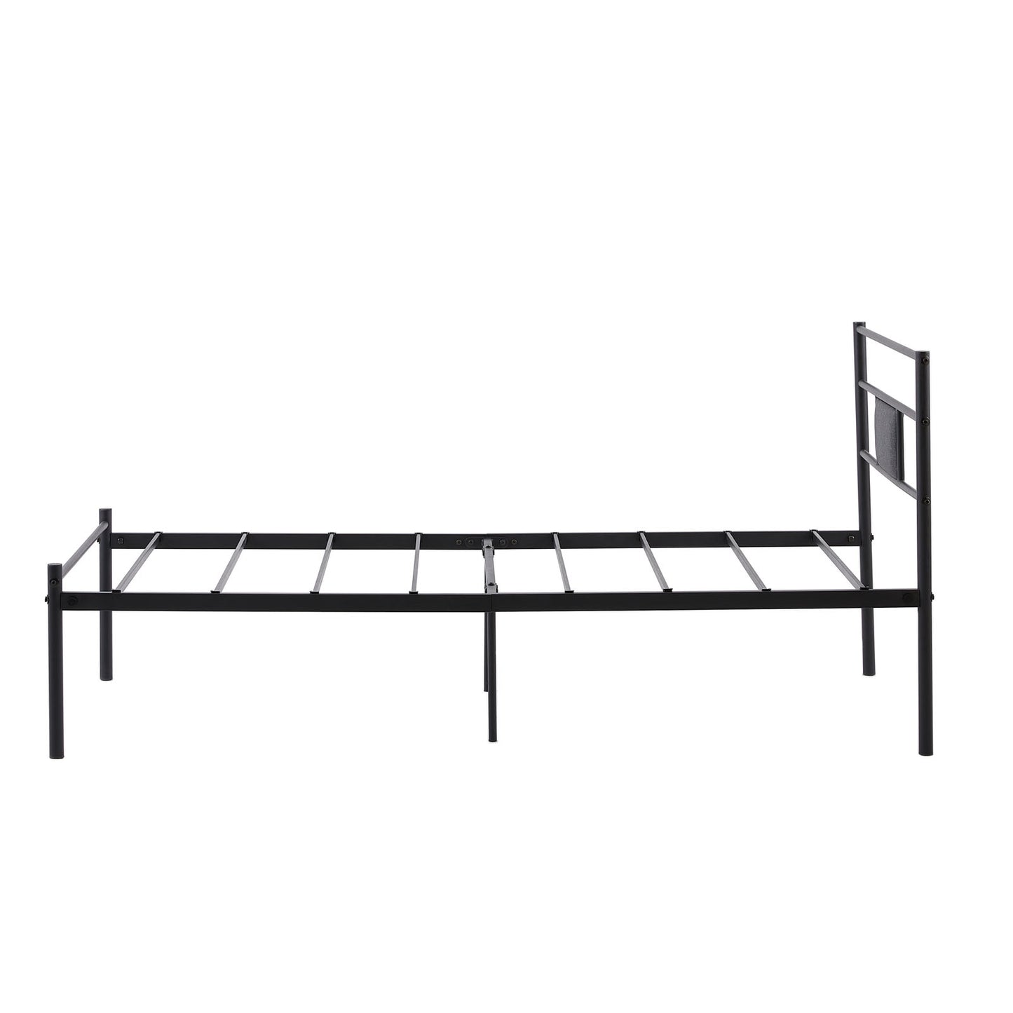 RACE Single Metal Bed 93*197cm - Black