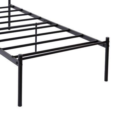 RACE Single Metal Bed 93*197cm - Black