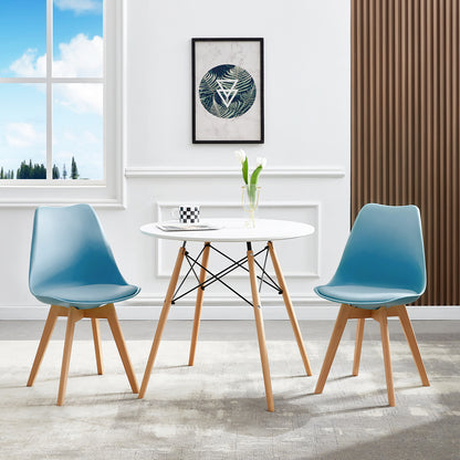TULIP Dining Chair with Beech Legs - AIRYBULE