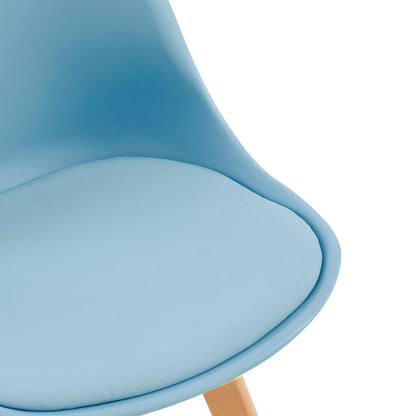 TULIP Dining Chair with Beech Legs - AIRYBULE