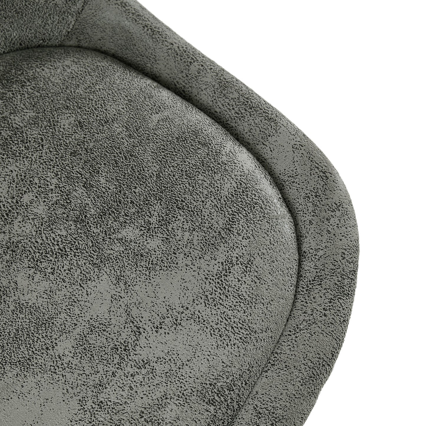 TULIP Dining Chair with SUEDE-Light Gray