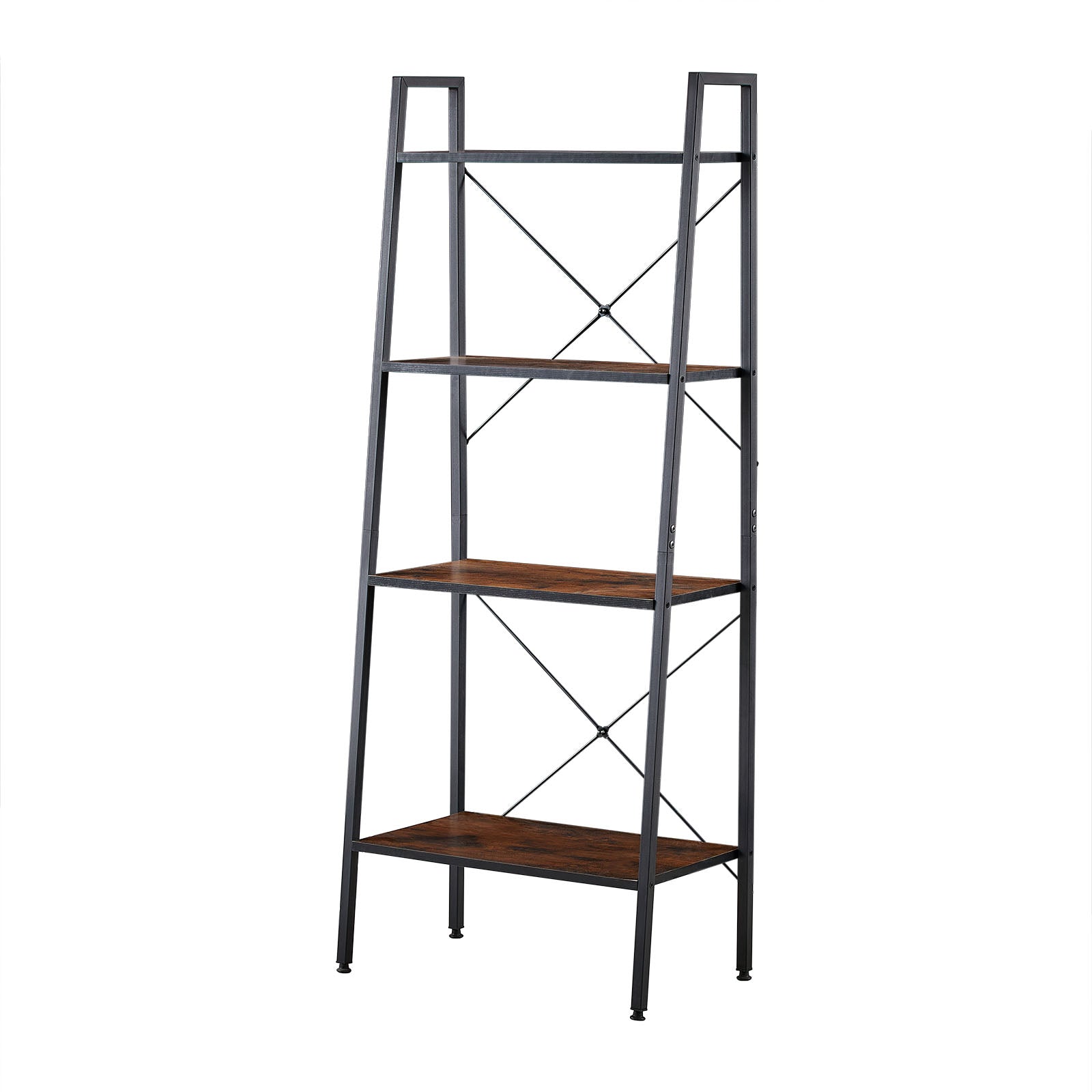 4 tier deals wooden ladder shelf