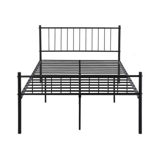 KESSIE Single/Double Metal Bed 123 * 196 cm - Black