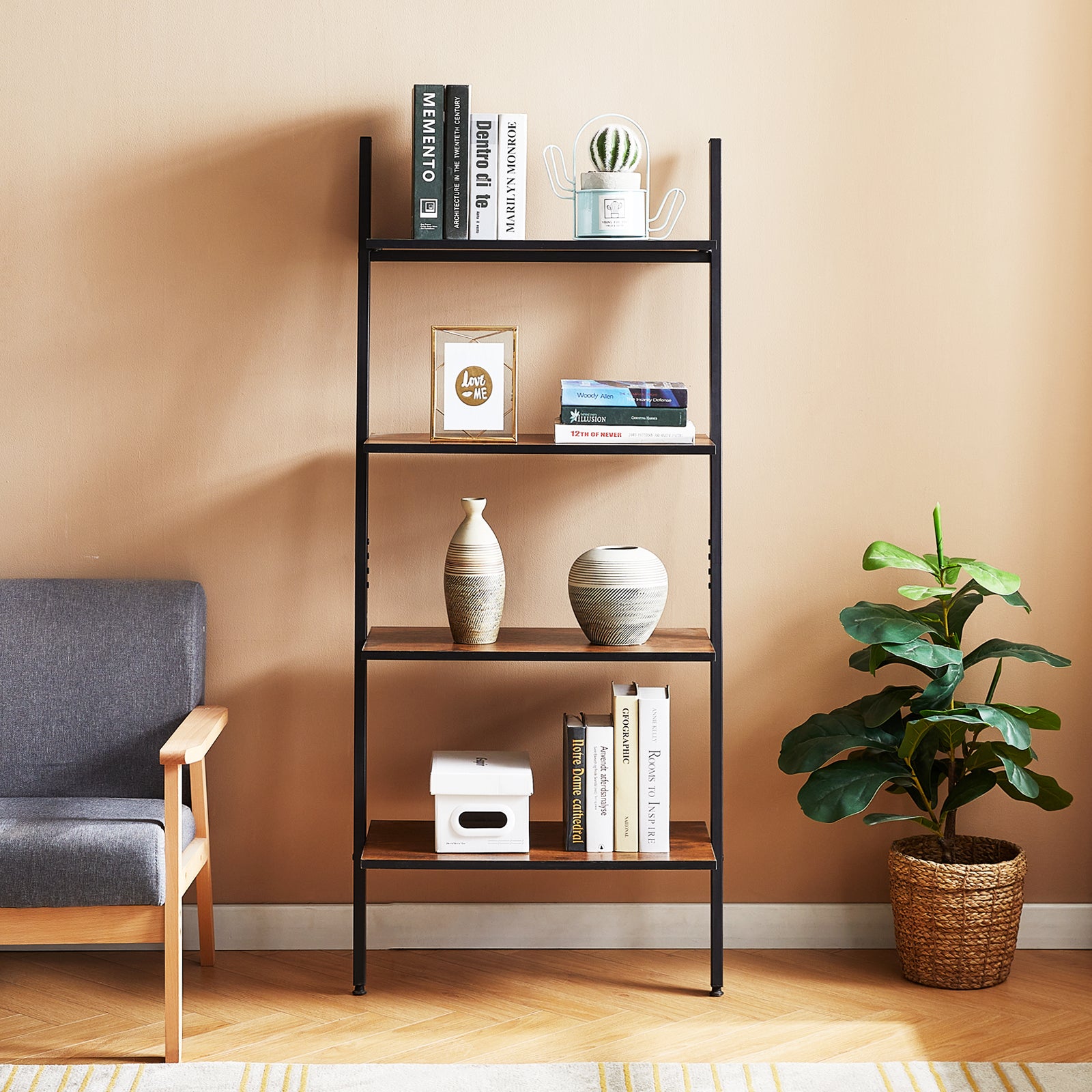 Ladder bookcases deals & standing shelves